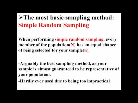 Sampling Methods