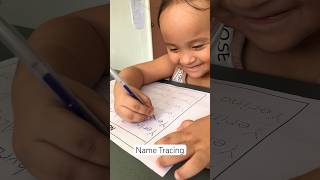 Name Tracing Practice for Toddlers | #baby #vlog