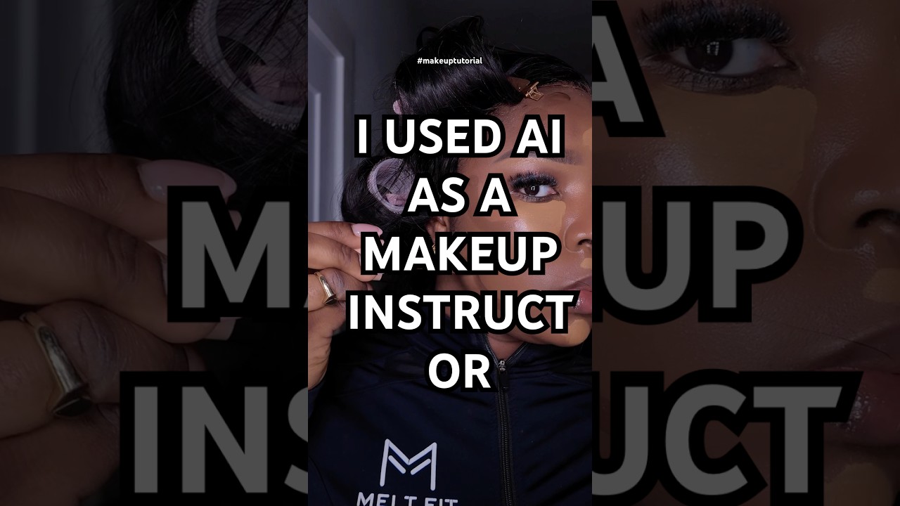 Step by step Makeup Tutorial with AI #makeuptutorial