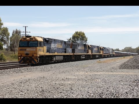 1WM2 steel train at Dysart- 12/12/16