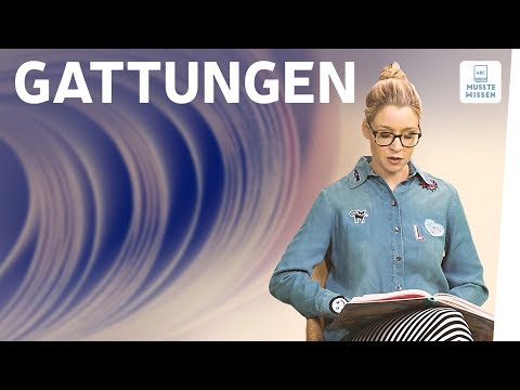 Literarische Gattungen I Epik I Lyrik I Dramatik I musstewissen Deutsch