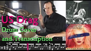 US Drag by Missing Persons - Drum Cover and Transcription