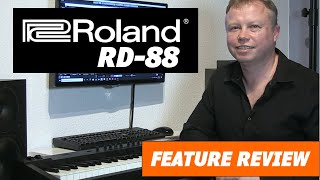 Video thumbnail for Roland RD88 Full Demo & Feature Review by Bonners Pianos & Keyboards