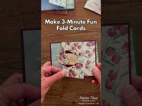3-Minute Fun Fold Card - Super Easy!