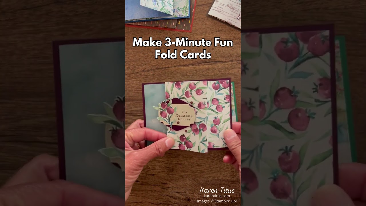 3-Minute Fun Fold Card - Super Easy!