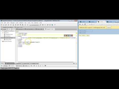 Simple Data Binding Jquery Versus Angularjs