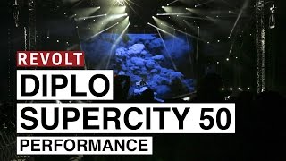 Diplo Performs At Super City 50