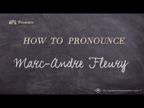 How to Pronounce Marc-Andre Fleury (Real Life Examples!)