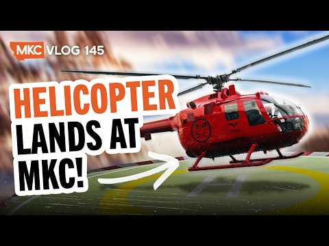 Hubschrauber landet in MKC!