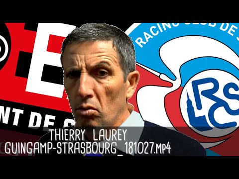 THIERRY LAUREY RÉAGIT APRÈS GUINGAMP - STRASBOURG (1 - 1) / Ligue 1 - 27 octobre 2018