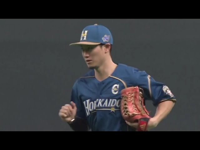 【2回表】ファイターズ・西川がランニングキャッチ‼ 広大な守備範囲を見せる‼ 2020/10/7 F-E