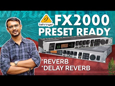 Live Stage singer reverb+delay||reverb - delay settings Fx 2000 digital reverb delay processor