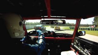 24 Hours of LeMons - CMP - Fall 2012 -  RWR battling #38 Hong Norrth