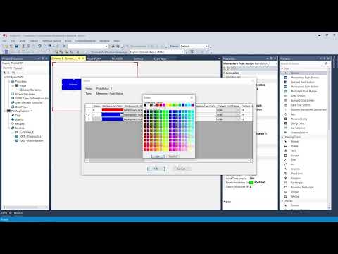 Building an HMI screen