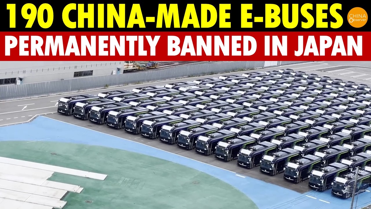 190 China-Made E-Buses in Japan Permanently Banned—Brakes Could Fail Anytime