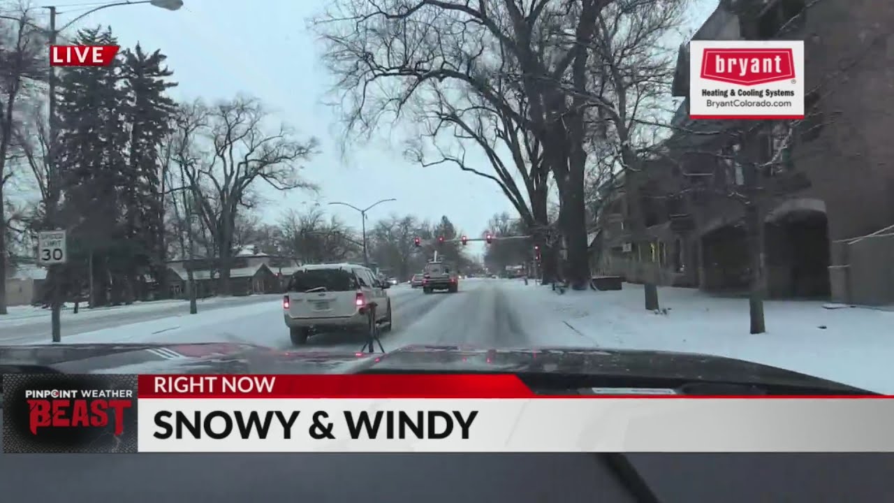 7:30 a.m. update on snow near Fort Collins