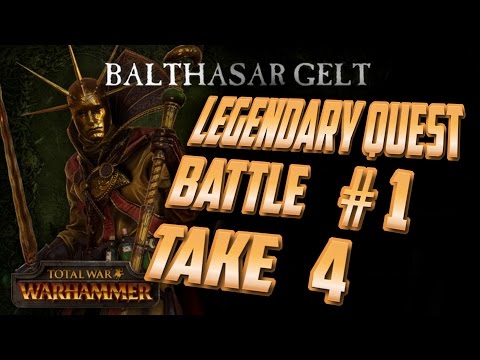 Balthasar Gelt : legandesy Quest #1 Take 4  - Estalian Tomb  [Hard]  - WarHammer: Totalwar