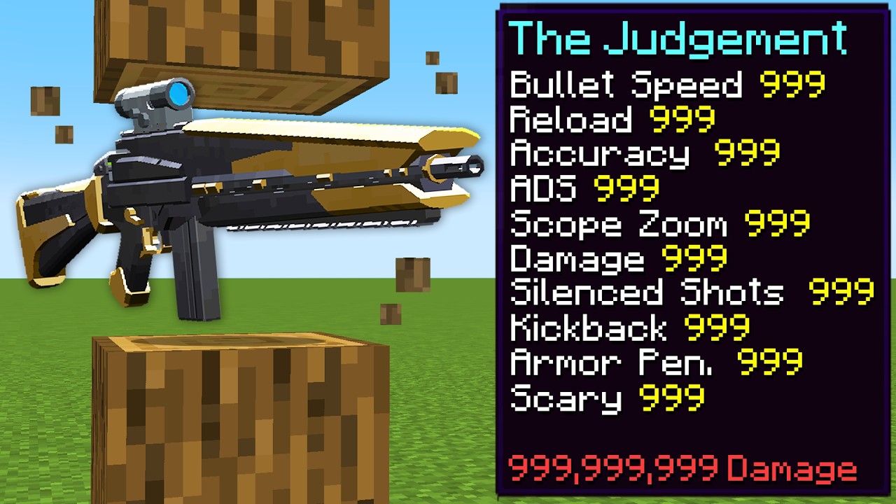 Minecraft, But Drops are Modded Guns...