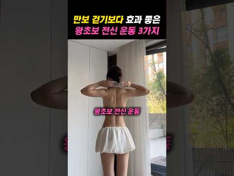 왕초보 체지방 감소 3동작 루틴 미리보기
