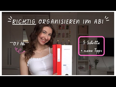 Dein Schulleben RICHTIG organisieren I Abi leicht gemacht I 5 Schritte + Tipps