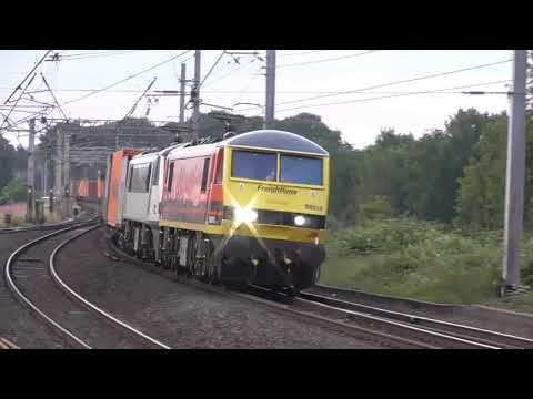 Class 90's on the containers, 5th - 9th July 2021