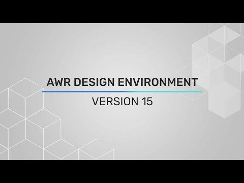 Cadence AWR Design Environment V15