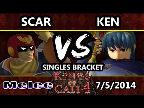 Kings of Cali 4 - Scar (Captain Falcon) Vs. Ken (Marth) - Bracket