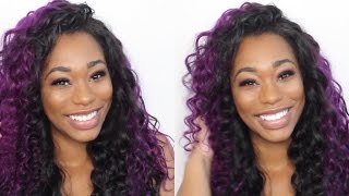 Saga Naked Loose Deep Wave Hair Tutorial |ChimereNicole