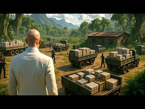 Eliminating the Cartel Leader During the Deal : Hitman Jungle Cinematic Gameplay