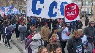 Por la baja de Volver al Trabajo, sindicatos marcharon en San Juan