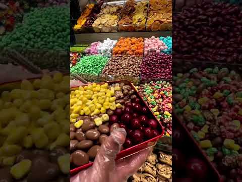 Turkish Delight❤@Sukru Efendi,Spicy bazar, Istanbul🇹🇷#turkishdelight#candy#chocolate#youtube#shorts