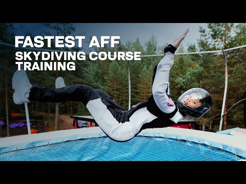 The fastest and most effective way to train for the AFF skydiving course