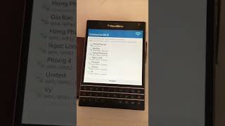 Blackberry Passport wifi problem