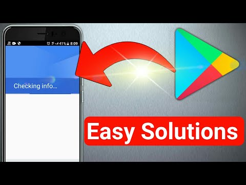 (FIX) Checking info problem solved || play store sign in checking info
