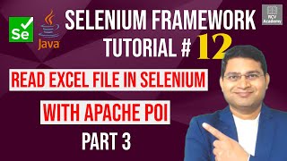Selenium Framework Tutorial #12 - Read Excel File in Selenium with Apache POI - Part 3
