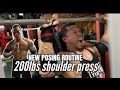 200lbs shoulder press|3d delts|tips | New posing routine| fans shout out