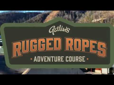 Gatlinburg's first Ropes Course, Gatlin's Rugged Ropes Course Adventure!
