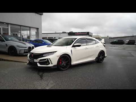 2020 Honda Civic Type R Type R in White for sale at Applewood Performance Center in Langley, BC