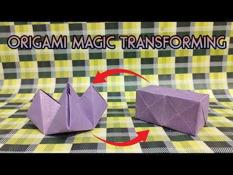 Easy Origami Magic Transforming Flexahedron By Jeremy Shafer