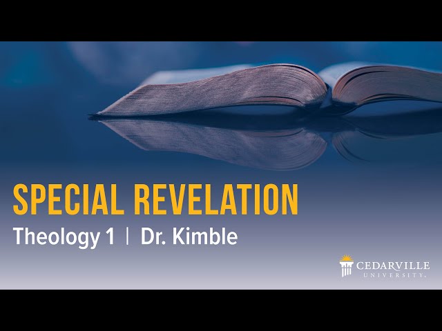 Thumbnail for video titled: Theology I: Special Revelation
