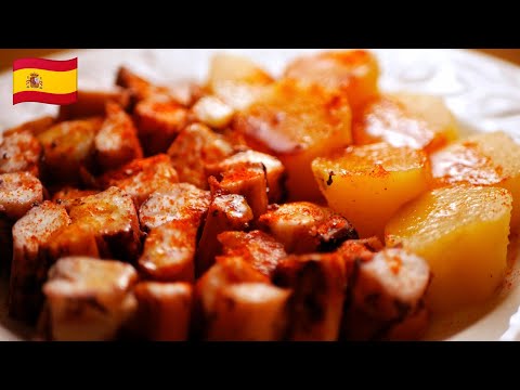 Spanish Seafood Recipe | Galician Style Octopus | Very Tender and Soft Tapas | Served with Potatoes