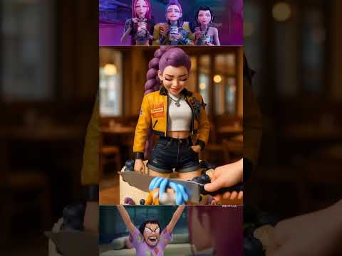 kpop Demon Hunters Cake #kpopdemonhunters #shorts