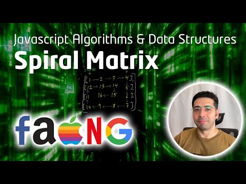 How To Solve Spiral Matrix Leetcode Javascript Algorithm Problem