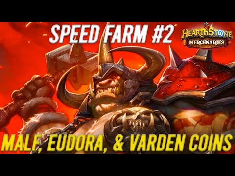 Speed Farm #2: Highlord Omokk (Malfurion, Varden, and Eudora coins) - Hearthstone Mercenaries Guide