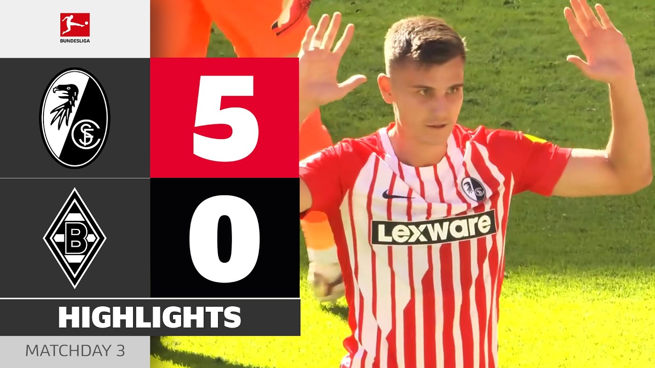 Freiburg vs Borussia Mönchengladbach highlights