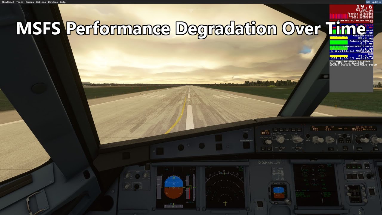 MSFS | Performance Degradation Over Time