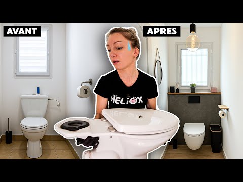 Faites ça dans vos toilettes, vous vous en passerez plus ! Rénovation Avant Après