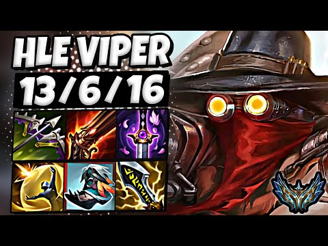 Jhin vs Lucian ADC [ HLE Viper ] Rank #4 Korea Challenger 25.14