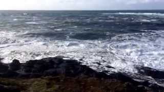 preview picture of video 'Wind and surf at Depoe Bay'