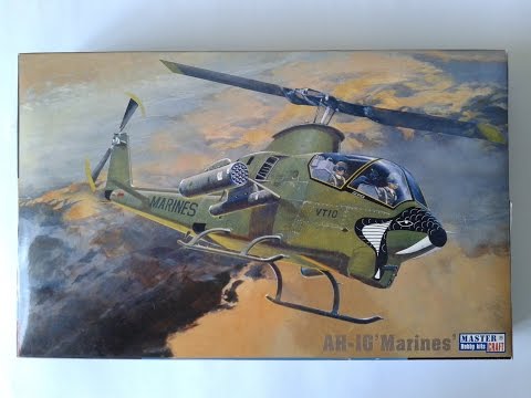 Mastercraft (Matchbox) 1/72 Bell AH-1G Cobra "Marines" InBox Review/Dobozbontás